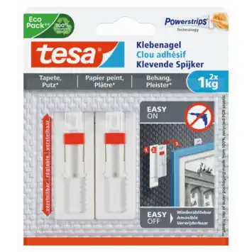TESA® VERSTELBARE KLEVENDE SPIJKER GEVOELIGE OPPERVLAKKEN 1KG