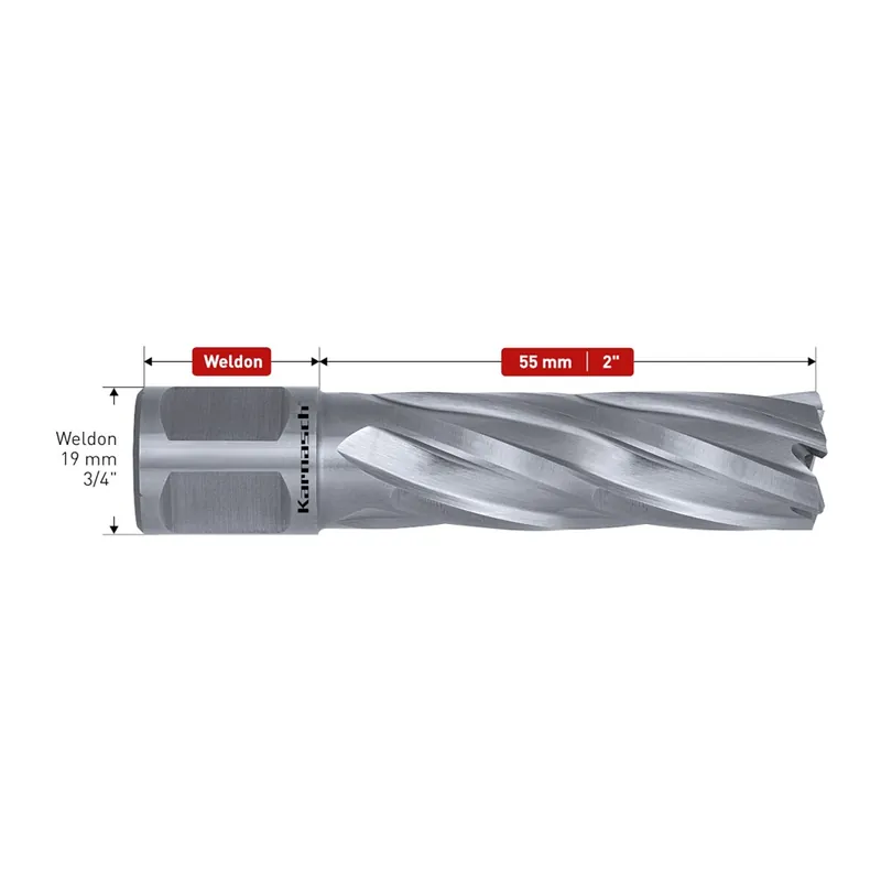 KARNASCH HSSXE KERNBOOR SILVER-LINE55 RAIL 35,0 MM