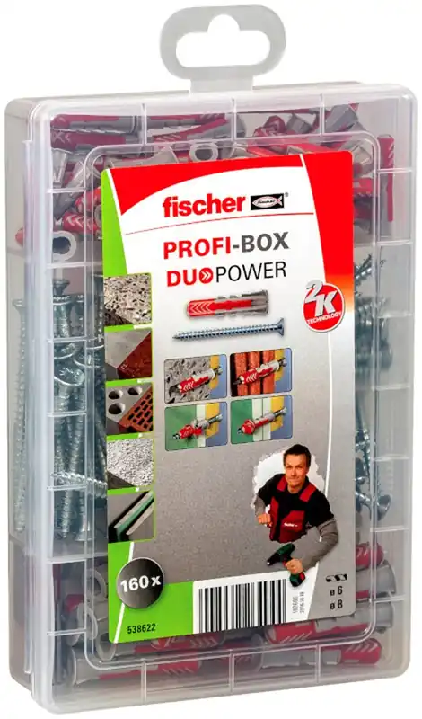 FISCHER PROFIBOX DUOPOWER+SCHROEF(NV)