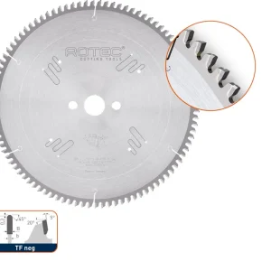 HM ZAAGBLAD VOOR NF-METALEN, ø250X3,2X32, Z=80, TF NEG