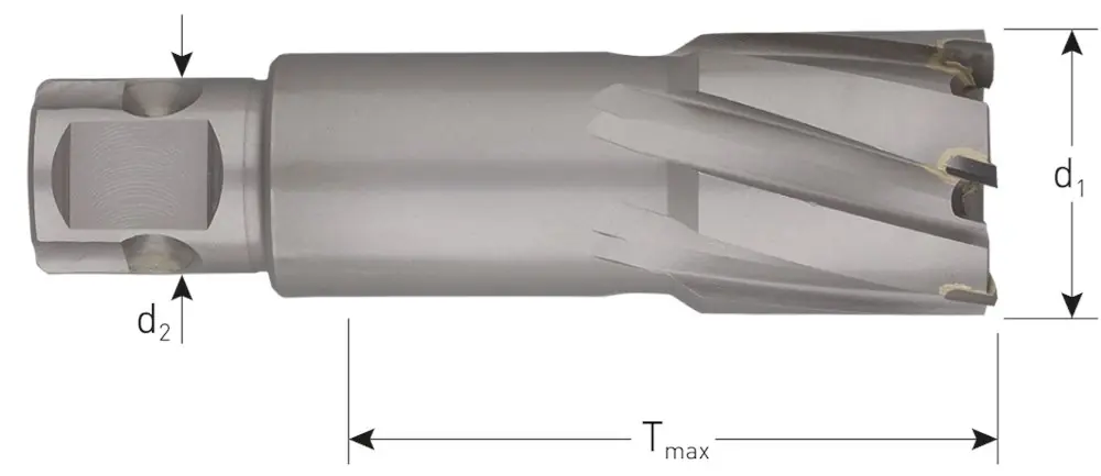 HM KERNBOOR HARD-LINE, UNIVERSEEL 19, ø12X55