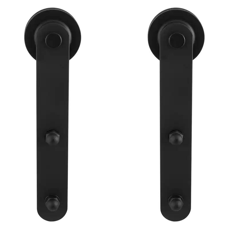GPF0507.61 SCHUIFDEURHANGER SET VARSI ZWART T.B.V. EXTRA DEUR