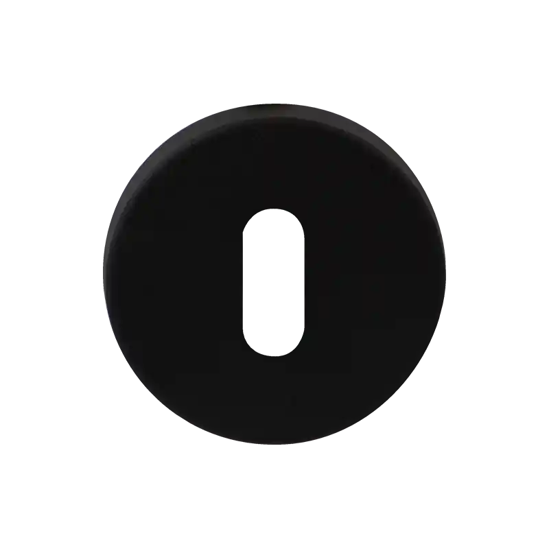 GPF8901VZ ZWART SLEUTELROZET ROND 53X6MM