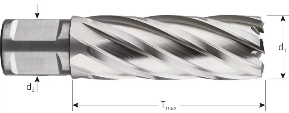 HSS KERNBOOR SILVER-LINE, WELDON 19, ø57X55