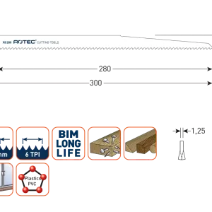 RECIPROZAAGBLAD RC280 / S1411DF