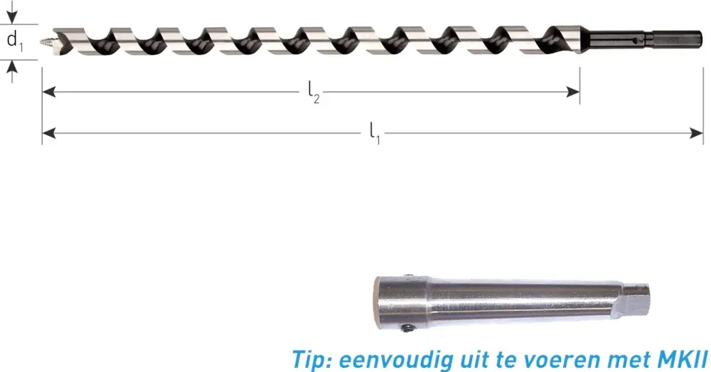 SLANGENBOOR, GOLD-LINE, ø12X780/880