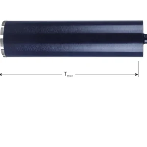 DIAMANTBOOR BLAUW, NAT, M30, 9 SEGM., ø105X400
