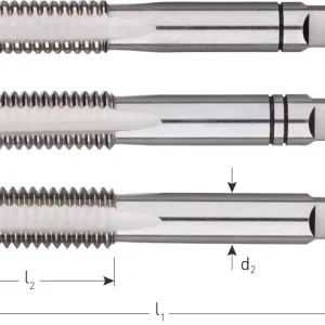 HSS-E HANDTAPPENSET, 3-DLG., DIN 352, METRISCH, M8X1,25