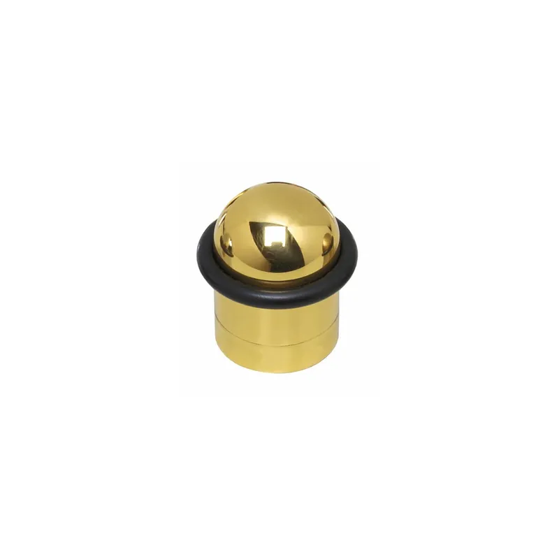 DEURSTOP MET RING MESSING