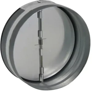 VLINDERKLEP GEGALVANISEERD STAAL ø125MM