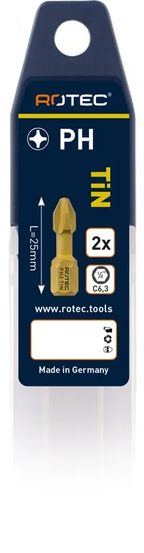 TORSIONBIT TIN, C6.3, PH 3X25