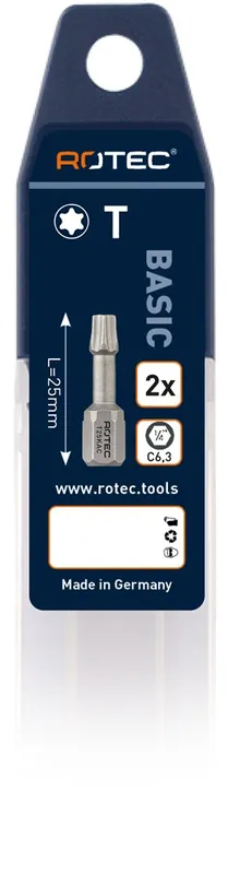 TORSIONBIT BASIC, C6.3, T 10X25, CONISCH
