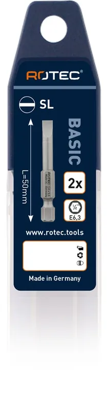 KRACHTBIT BASIC, E6.3, SL 1,2X6,5, L=50