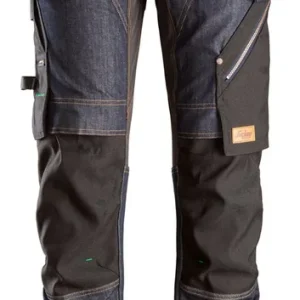 FLEXIWORK DENIM WERKBROEK+ MET HOLSTERZAKKEN MAAT 048