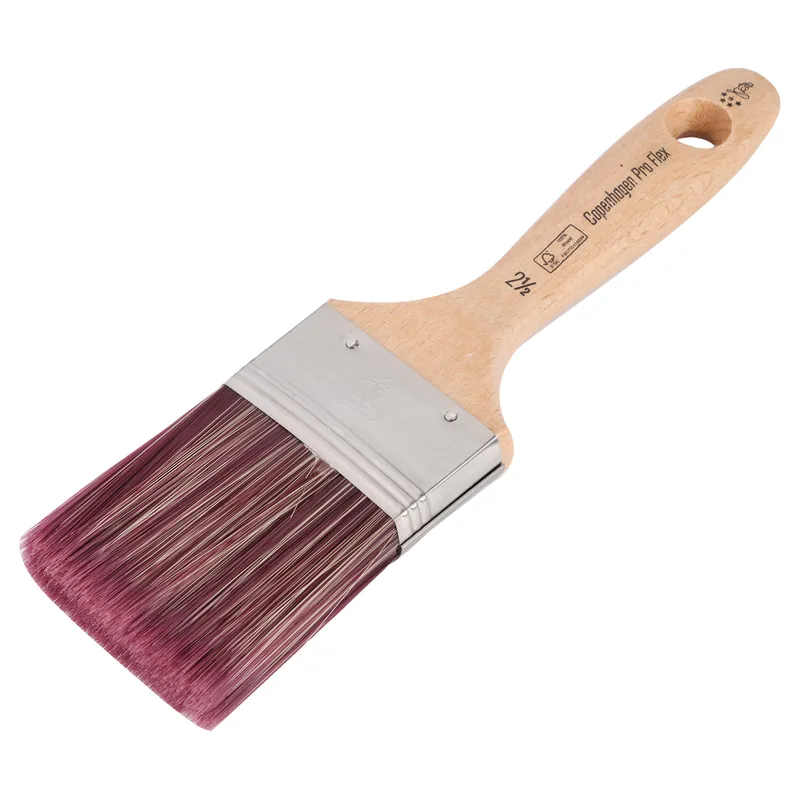 COPENHAGEN PRO FLEX PLATTE KWAST - MAAT 2.5 - SYNTHETISCH HAAR - FSC®