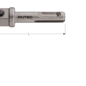 4-KNT. 1/2", MET STIFT, L=60">ADAPTER SDS-PLUS > 4-KNT. 1/2", MET STIFT, L=60