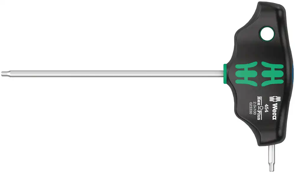 454 T-GREEP ZESKANT-SCHROEVENDRAAIER HEX-PLUS, 2 X 100 MM