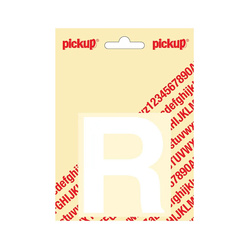 PLAKLETTER HELVETICA 80 MM WIT R