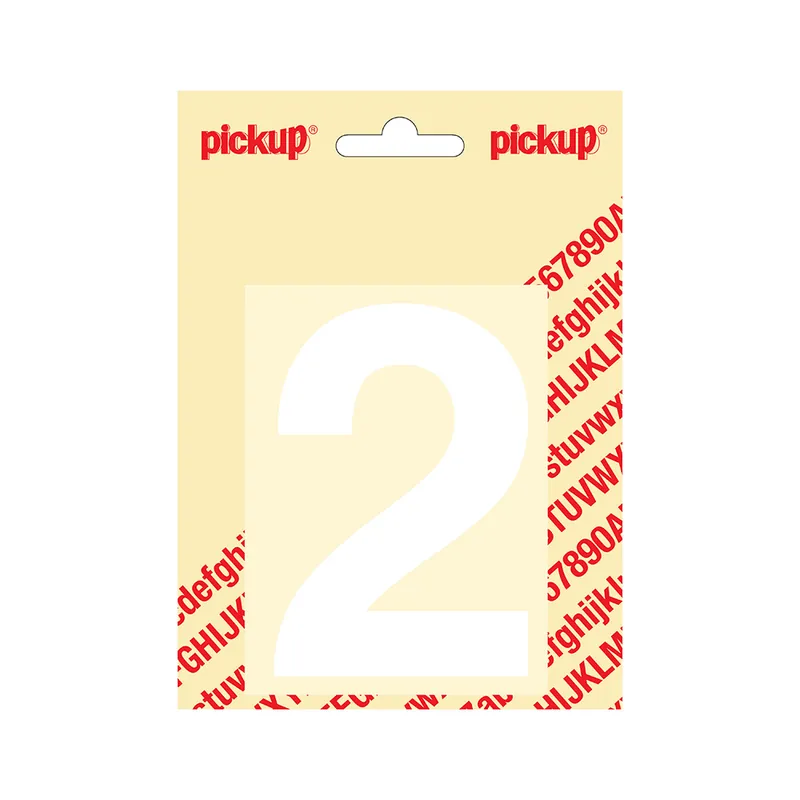 PLAKCIJFER HELVETICA 100 MM WIT 2