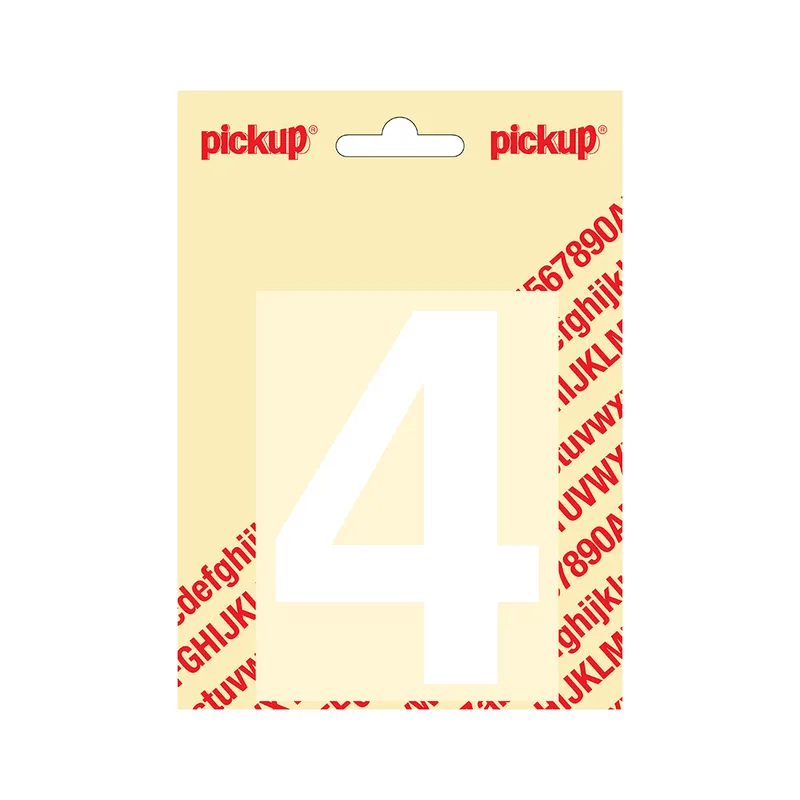PLAKCIJFER HELVETICA 100 MM WIT 4