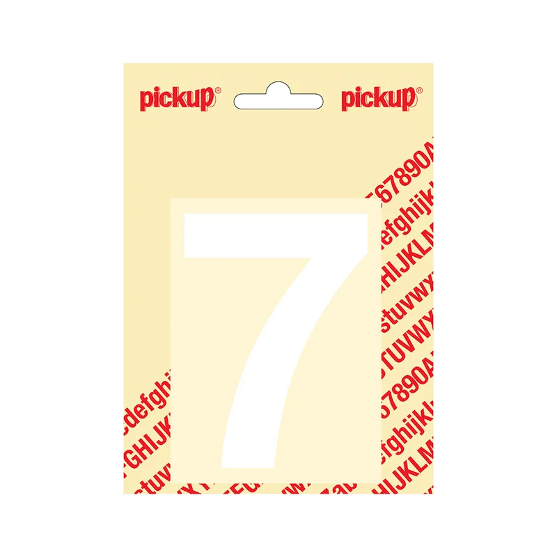 PLAKCIJFER HELVETICA 100 MM WIT 7