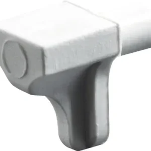 SCHAPDRAGER,KUNSTSTOF,WIT 6 MM