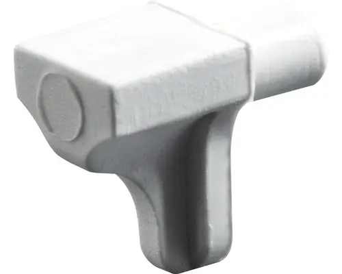 SCHAPDRAGER,KUNSTSTOF,WIT 6 MM