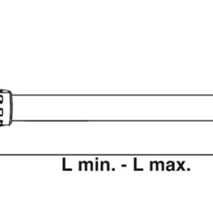 RUZT130SF / TELEUITZ.BINNENDR.30CM RVS FINISH