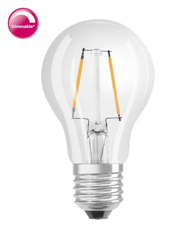 OSRAM F-LED CLA25H DIM 2,2W 827 E27