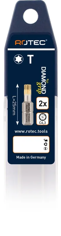 SCHROEFBIT DIAMOND, C6.3, T 10X25