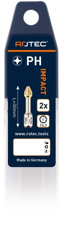 IMPACT SCHROEFBIT PH 3, L=30, C6.3, DIAMOND