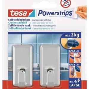 TESA POWERSTRIPS® LARGE CLASSIC CHROOM