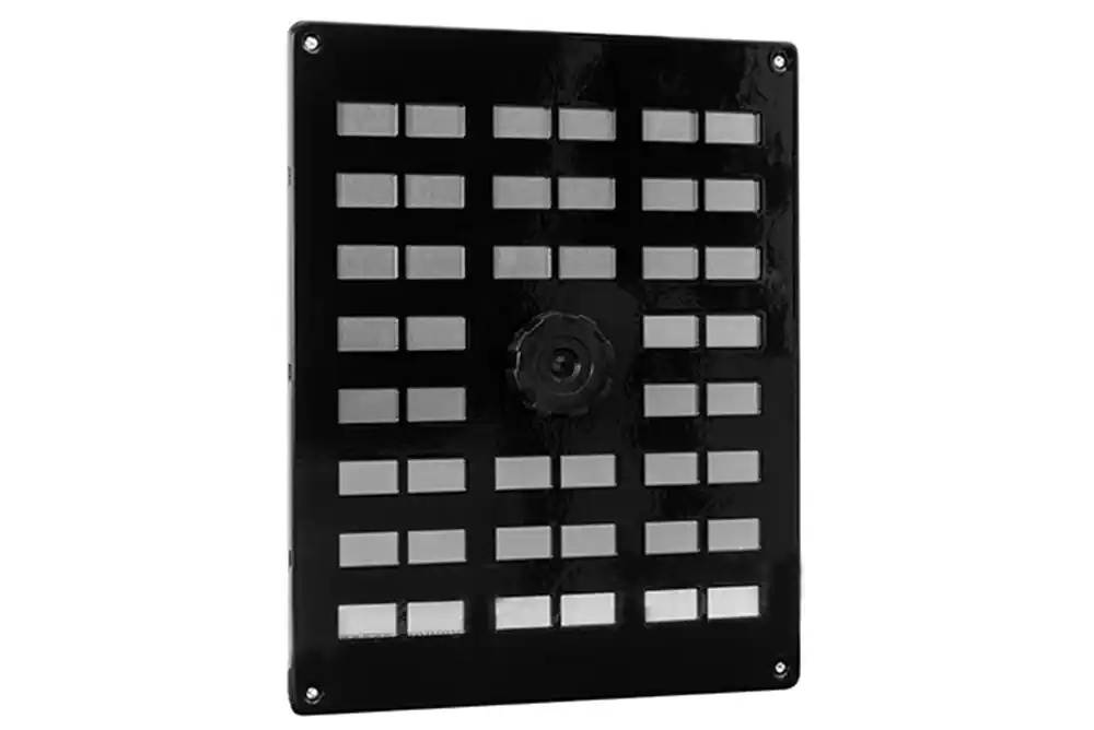 ALU SCHUIFROOSTER MET GAAS 250X200MM ZWART