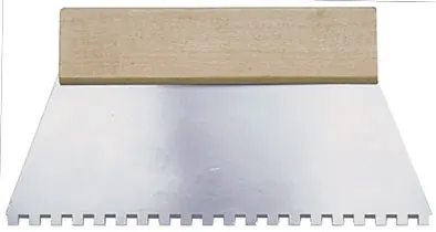 LIJMKAM, 180MM, GEHARD METALEN BLAD, VERT. 10X10 MM, TRAPEZIUM VORM