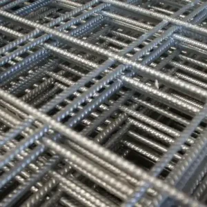 Verzinkte bouwstaalmat, ø8mm, #15x15cm, afm. 3x2m