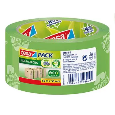 1059277 - TESAPACK ECOLOGO 66:50 GROEN PRINTED