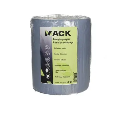 1069844 - HUISHOUDROL BLAUW 350 VELLEN 19 X 20 CM 2 LAAGS MACK