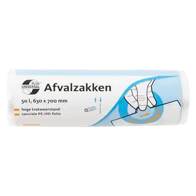 1069645 - VUILZAKKEN TRANSPAR. 50L 50ST