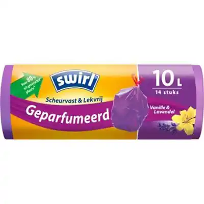 1067536 - SWIRL PEDAALEMMERZAK TREKBAND VANILLE-LAVENDEL 10L 14 STUKS