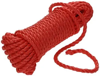 1013965 - PP GEDRAAID ORANJE STRENG 8MM 15M