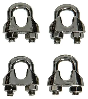 1008445 - MACK 4 STAALDRAADKLEMMEN 6MM INOX