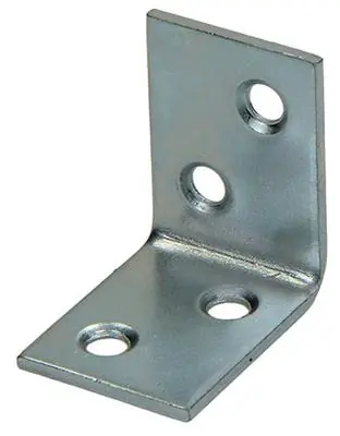 1013293 - 8 STOELWINKELHAKEN VERZINKT 27X27X20X2MM