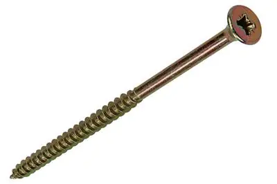 1017983 - SPAANPLAATSCHROEF VZ KOP GEELVERZ. 20ST 4,5 X 80 MM