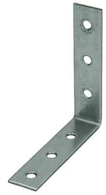 1014301 - 8 GEPLOOIDE WINKELHAKEN VERZINKT 85X85X20MM