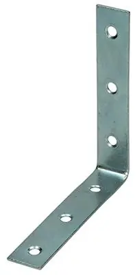 1014302 - 8 GEPLOOIDE WINKELHAKEN VERZINKT 100X100X20MM
