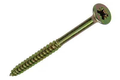 1017996 - SPAANPLAATSCHROEF VZ KOP GEELVERZ. 18ST 6,0 X 80 MM