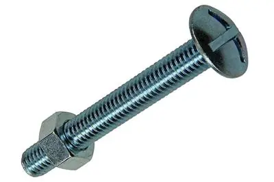 1017560 - KACHELBOUT + MOER STAAL VERZINKT 4 ST M8 X 60 MM