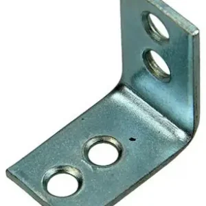1014297 - 8 GEPLOOIDE WINKELHAKEN VERZINKT 25X25X15MM