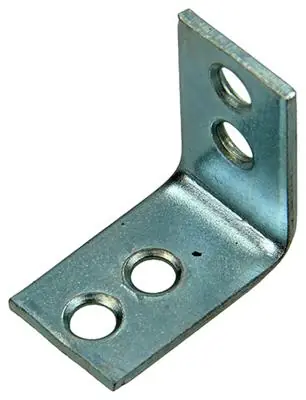 1014297 - 8 GEPLOOIDE WINKELHAKEN VERZINKT 25X25X15MM