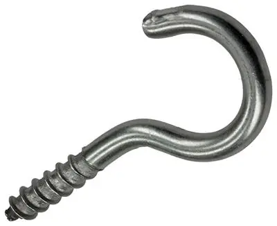 1019896 - SCHROEFHAAK ROESTVRIJSTAAL 2 ST 3,5 X 20 MM